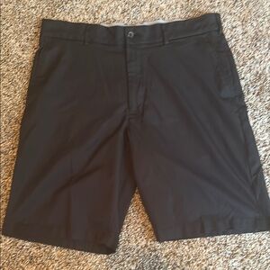 Walter Hagen Black Flat Front Shorts